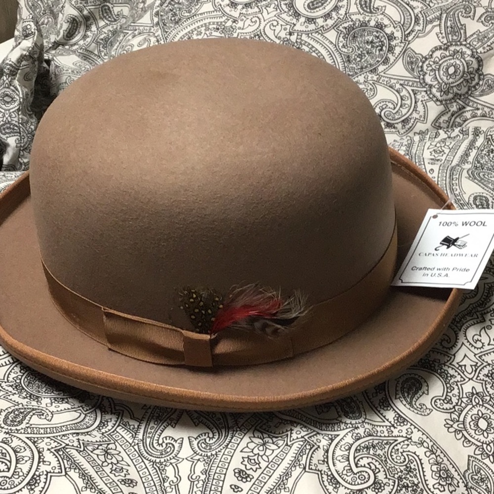 Chapeau laine Capas Headwear, couleur caramel, gr.L